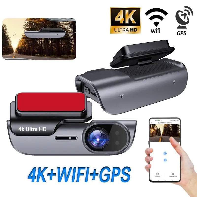 داش كام E-Ace 4K ثلاثي القنوات – GPS وWi-Fi مدمجان

