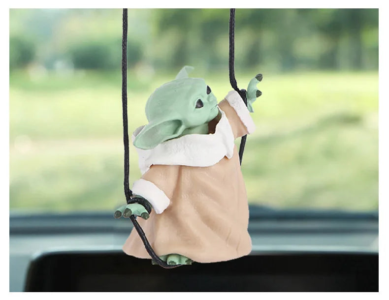 New Anime Star Wars Action Figrues Yoda Baby Toys Cartoon Dolls Interior Decoration Car Pendant Model Boys Girls Gifts