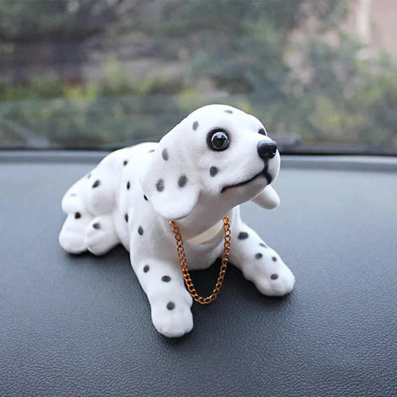 Car Doll Husky Beagle St Bernard Shepherd Shake Head Dog Decoration Car Interior Decoration Cute Creative Gift Tabletop Ornament