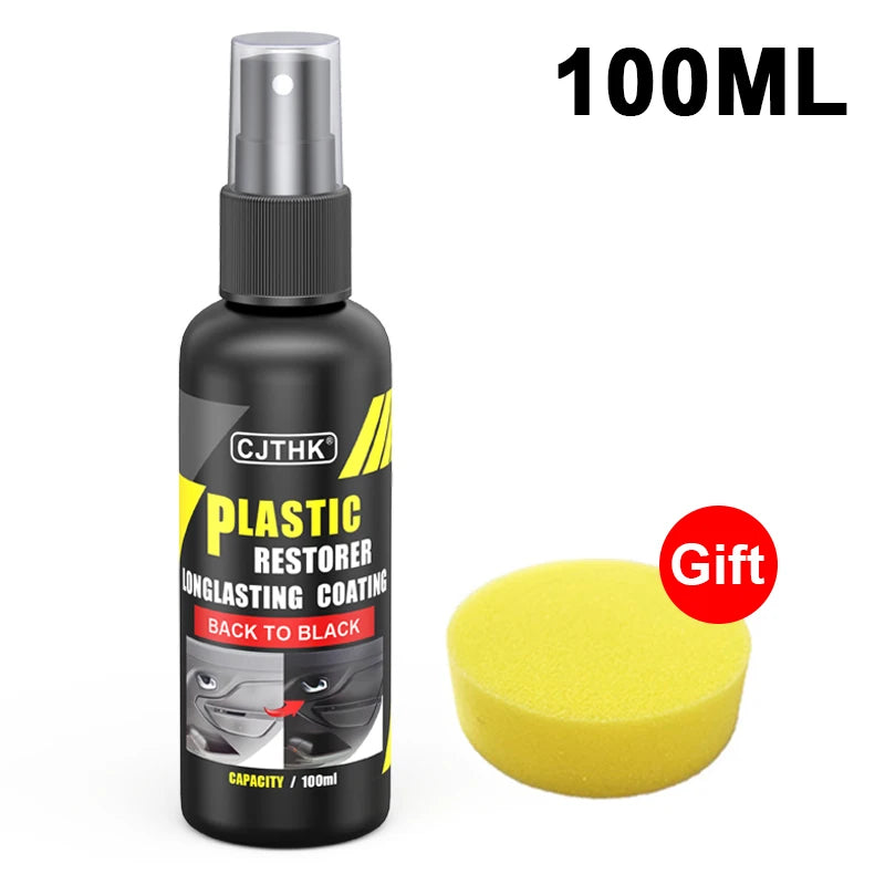 🚗 Car Plastic Restorer – استعادة لمعان البلاستيك الأسود وحمايته ✨