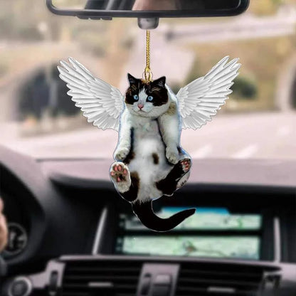 🐱 ميدالية قطة أنيقة لتعليقها على مرآة السيارة! 🚗