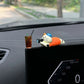 Cute Car Interior Decoration Ornaments Mini Cat Action Figure Auto Dashboard Rearview Mirror Decoration Car Accessories