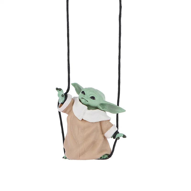 New Anime Star Wars Action Figrues Yoda Baby Toys Cartoon Dolls Interior Decoration Car Pendant Model Boys Girls Gifts