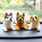 Car Doll Husky Beagle St Bernard Shepherd Shake Head Dog Decoration Car Interior Decoration Cute Creative Gift Tabletop Ornament