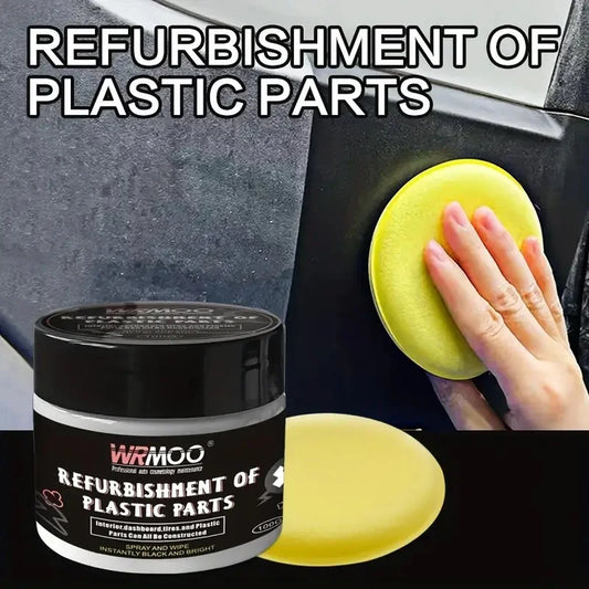 🚗 Car Plastic Restorer – تجديد البلاستيك الأسود ولمعان فائق ✨