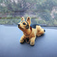 Car Doll Husky Beagle St Bernard Shepherd Shake Head Dog Decoration Car Interior Decoration Cute Creative Gift Tabletop Ornament